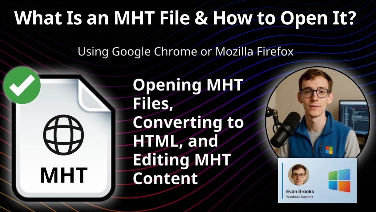 How to Open MHT Files (Google Chrome or Mozilla Firefox) - YouTube
