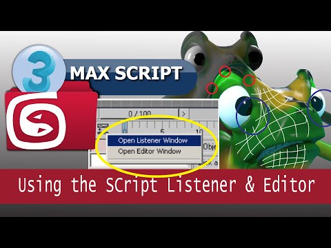 Max script 02 Using the Script Listener and Editor