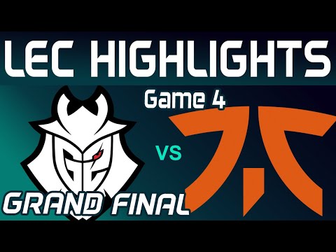 G2 vs FNC Highlights Game 4 | LEC GRAND FINAL 2024 | G2 Esports vs Fnatic by Onivia