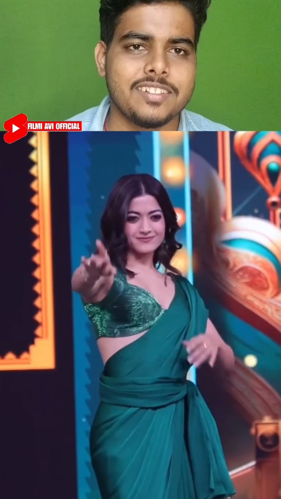 PEELINGS Song Rashmika Mandanna Dance Video | Reaction Video | #shorts #remix