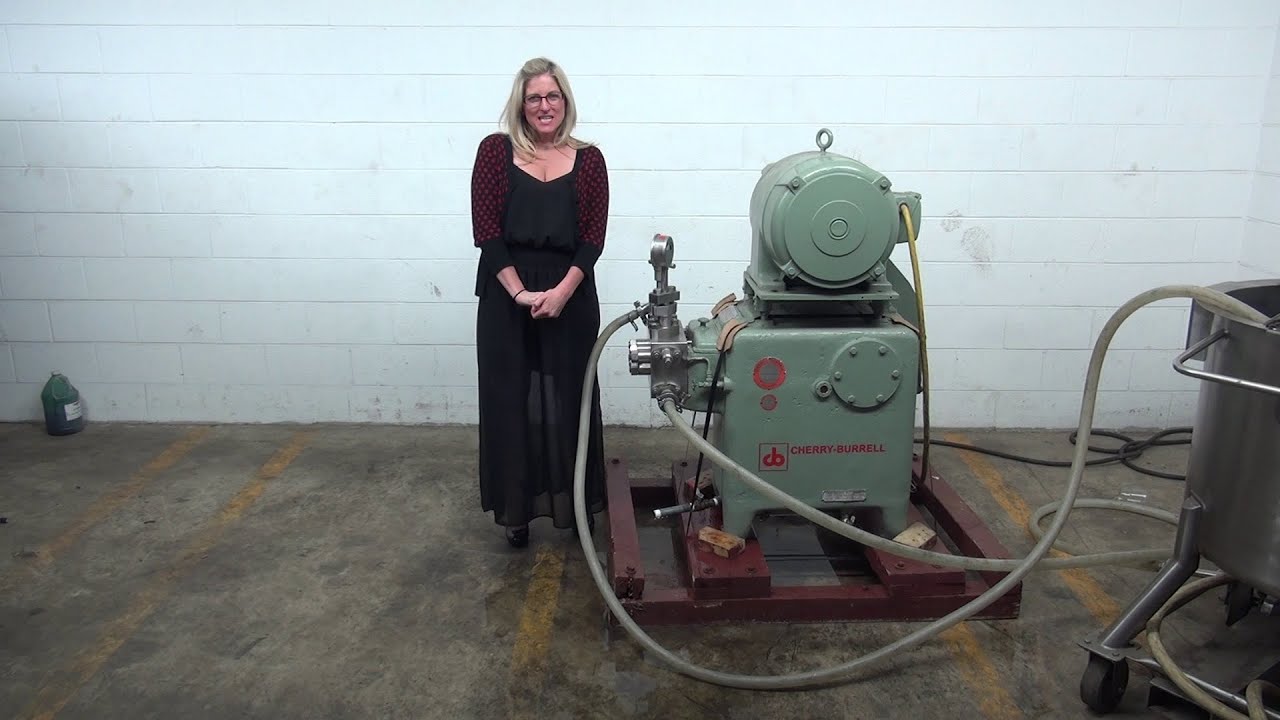 Cherry Burrell Two Stage Homoginizer Demonstration
