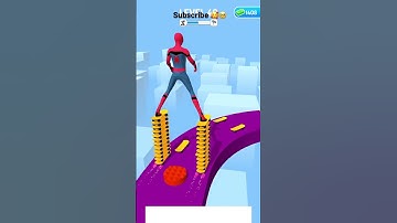 Spiderman skater stacker Gameplay Walkthrough - All levels - Android,ios mobile - new update #shorts
