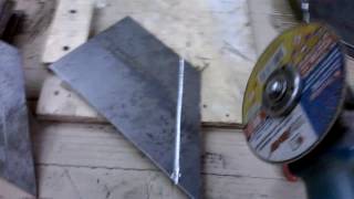 как согнуть лист металла 3мм без листогиба/how to bend metal sheet