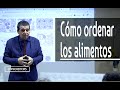 Cómo ordenar los alimentos