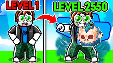 Noob To MAX LEVEL With ONLY GAMEPASSES in Blox Fruits..