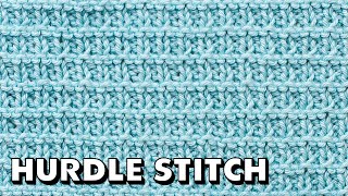 HURDLE STITCH for Beginners (Best Beginner Knit Stitches)