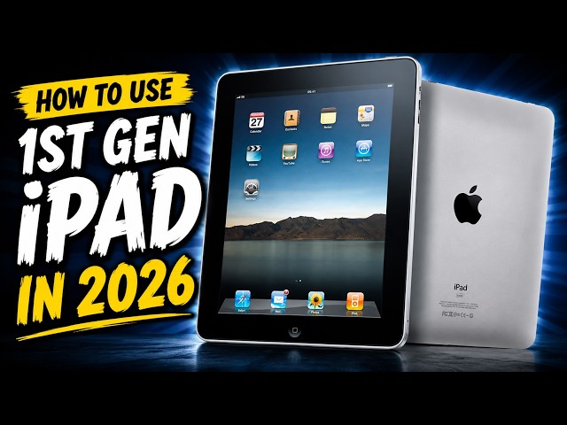 Using the 1st Gen Original iPad in 2026 | 16 Years Later Is It
