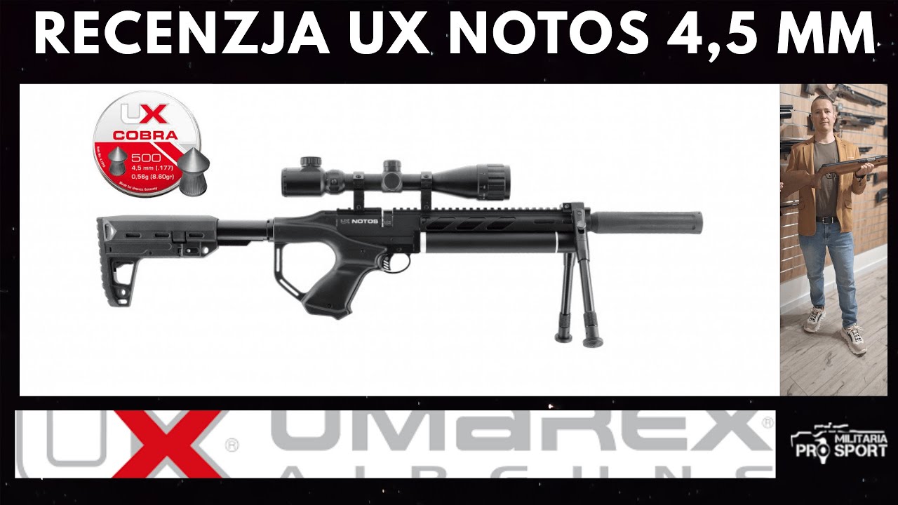 Wiatrówka PCP Umarex Notos Carbine Set Unboxing Test