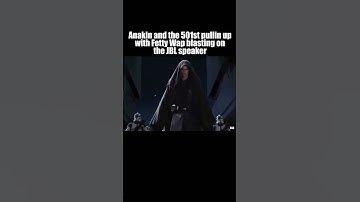 Anakin and the 501st pullin up with Fetty Wap blasting on the JBL speaker #StarWars #FettyWap