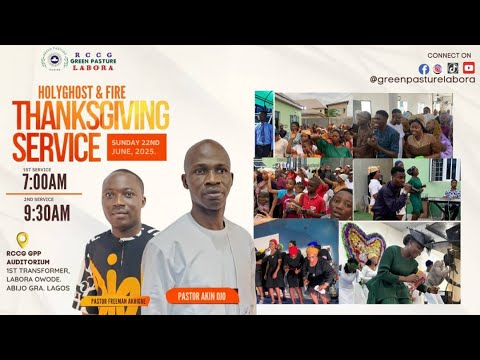 Holy Ghost and Fire Thanksgiving Service - YouTube