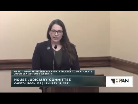 Beth Stelzer testifying for Montana HB112