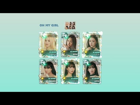[SuperStar OH MY GIRL] Pull Real Love 'so unreal' Limited Card Full Prism & Event Wallpaper