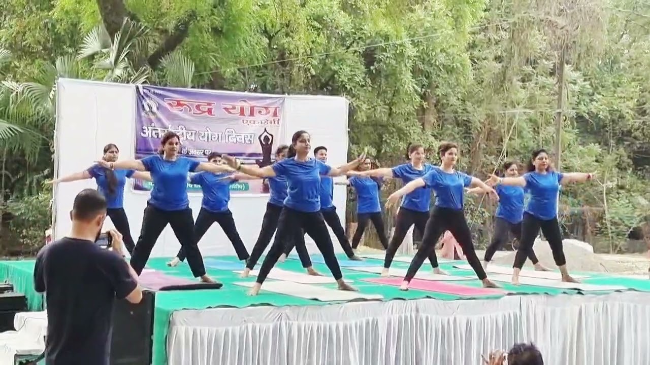 Yoga dance performance ♥️Dont miss the end...