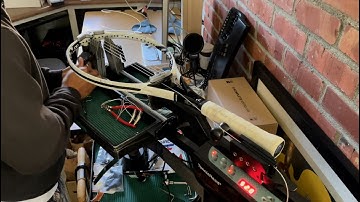 Stringing on a Prince Neos 1000 with Wise 2086 tensioner