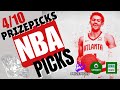 NBA PRIZEPICKS | CHALKBOARD | SLEEPER | PROP PICKS | THURSDAY | 4/10/2025 | NBA BETTING | BET PROPS