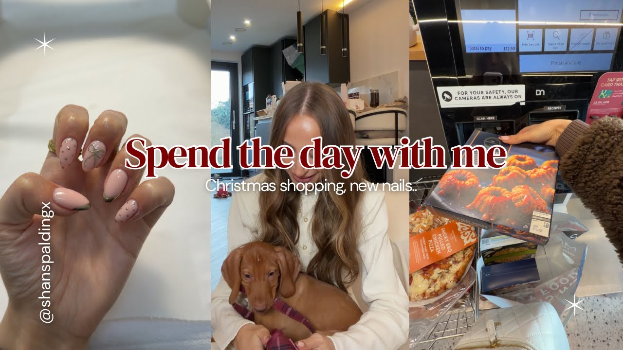 Проведи день со мной 🎄✨ Покупки в канун Рождества, новый маникюр, первая посылка Винни от PR-аген...