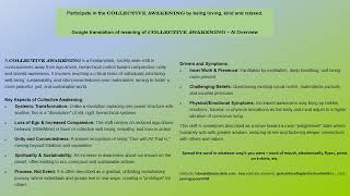 What is Collective Awakening