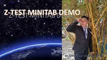 Z-TEST USING MINITAB