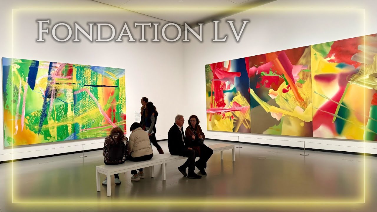 Paris FR Louis Vuitton Foundation Gerhard Richter Special Art Exhibition + Jardin d'Acclimatation