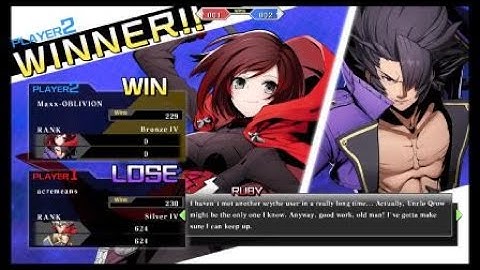 BLAZBLUE CROSS TAG BATTLE Team Reaper vs Brothers of Fate