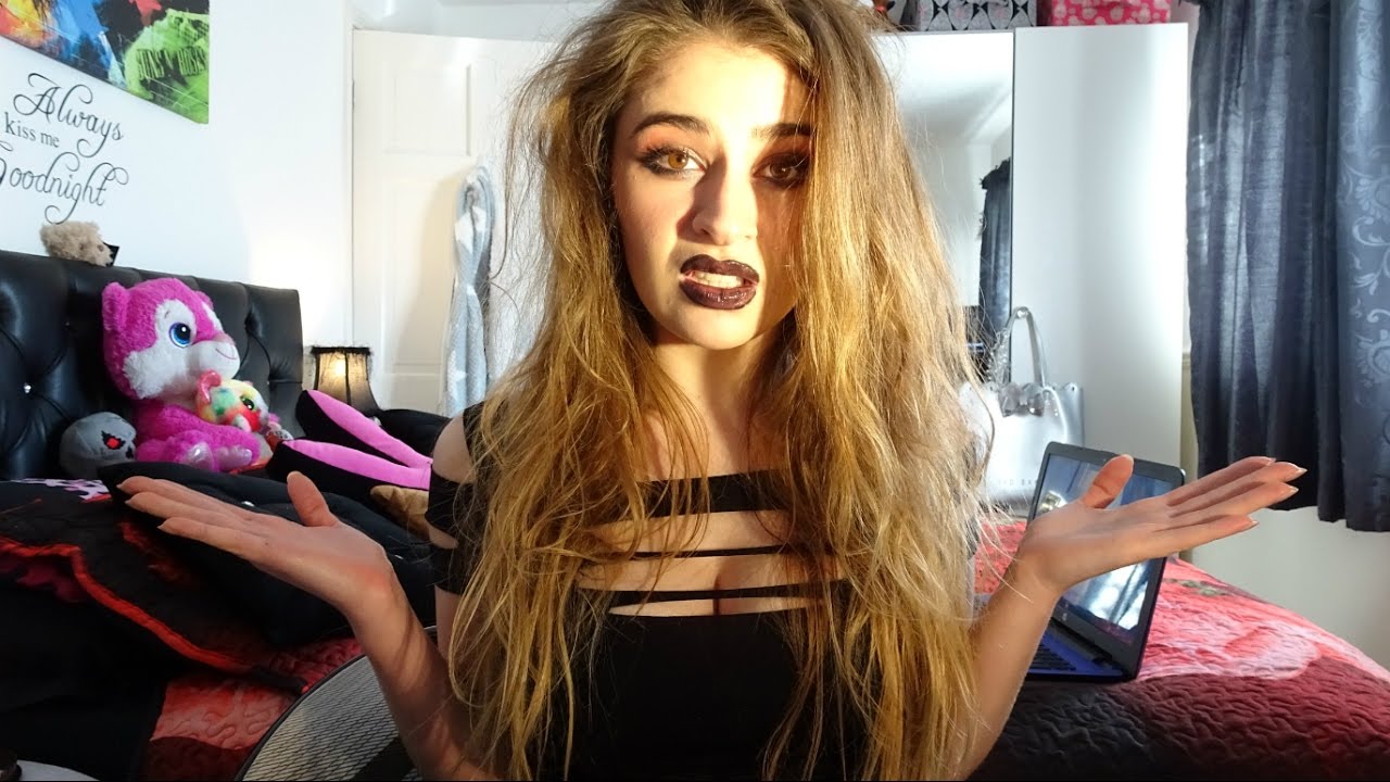 EVERYDAY GOTH Easy Makeup Tutorial A E Cloono YouTube