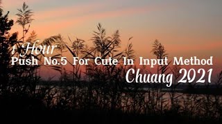 Push No.5 For Cute In Input Method - Chuang 2021 viral song tiktok 1 hour/jam version nonstop