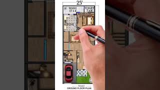 20x60 House Design Plan