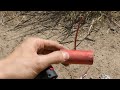 M-80 Firecracker in Desert