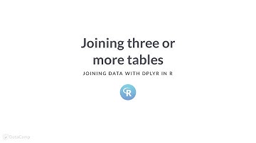 R Tutorial: Joining three or more tables