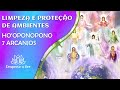 LIMPEZA E PROTEÇÃO DE AMBIENTES | 7 CHAMAS MULTIDIMENSIONAIS EM LUZ | HO'OPONOPONO | 7 ARCANJOS.