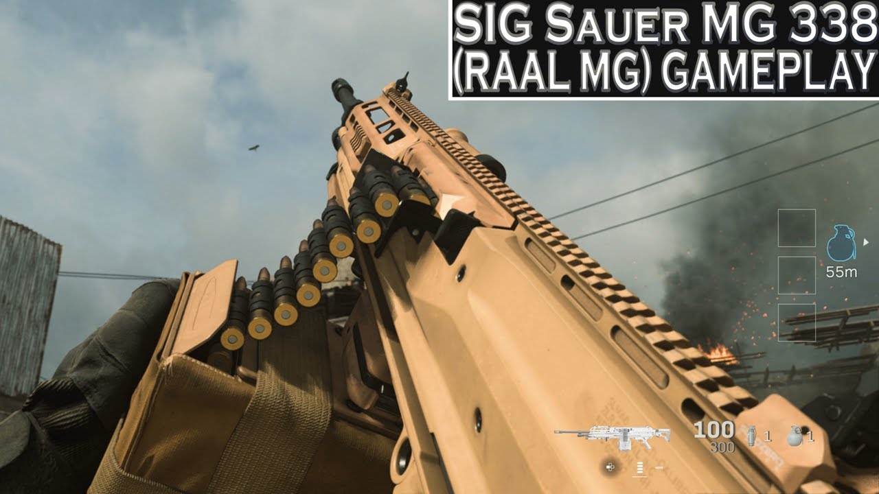 Modern Warfare SIG Sauer MG 338 (RAAL MG) Gameplay