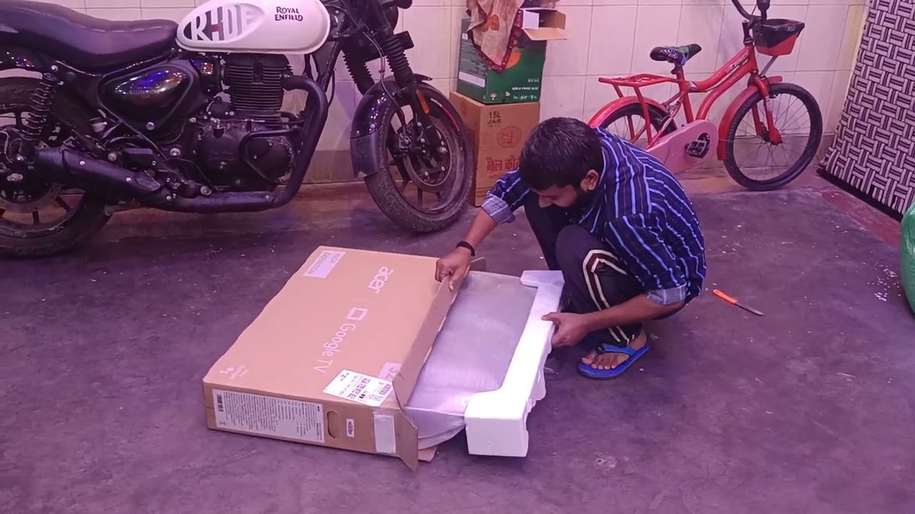 Acer 80 cm (32 inches) G Series HD Ready Smart LED Google TV AR32GT2841HDFL unboxing