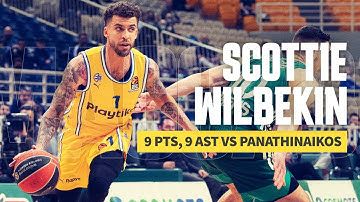 Scottie Wilbekin (9 points, 9 assists) Highlights vs Panathinaikos |  סקוטי ווילבקין נגד פנאתינייקוס