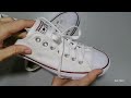 unboxing Converse chuck taylor all star core sneakers in  optical white