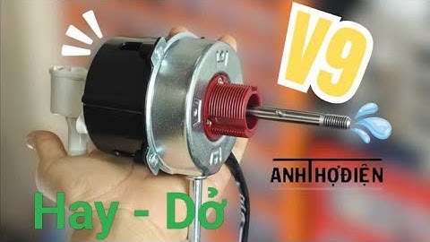 Sự thật đầu quạt V9 của Anh thợ điện - Ráp bộ quạt B5 tích điện!