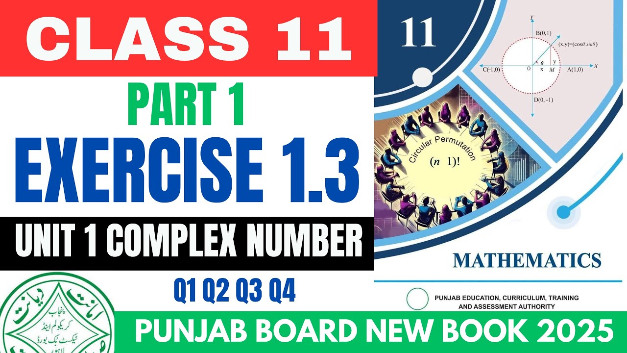 Class 11 Exercise 1.3 Maths New Book for Punjab Board|11th Unit 1 ...