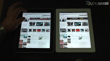 iPad2 VS iPad1 Web browser TEST