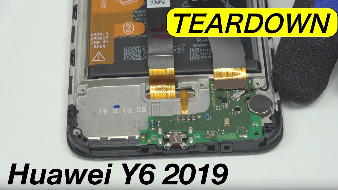 New Update Huawei Y6 2019 Teardown