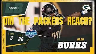 Famous 2018 NFL Draft: The Packers select LB Oren Burks Wealth