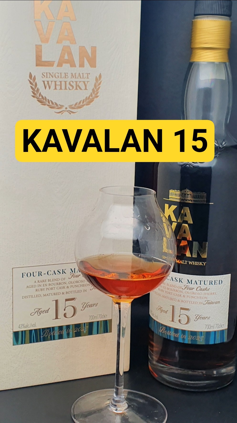 Kavalan 15-Year-Old Whisky. New! Taiwan. Four Cask Matured - YouTube