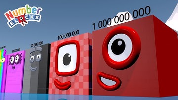 Looking for Numberblocks Comparison from ZERO to 1 BILLION BIGGEST Standing Tall Numberblocks Ever