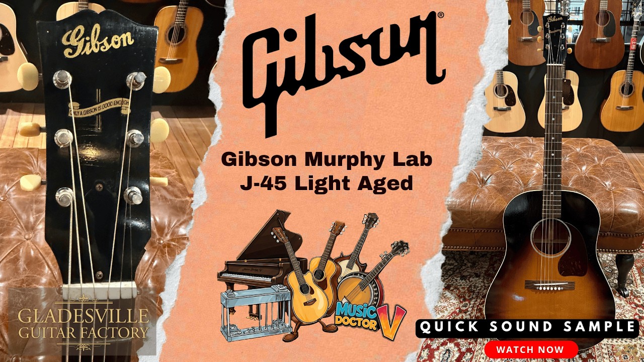 Gibson J45 Murphy Lab 1942 Banner - Demo by Michael Varecka - YouTube
