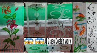 How To Make/ Checks Glass Design /Colour Shishe per Check Design Kaise Banate Hain?