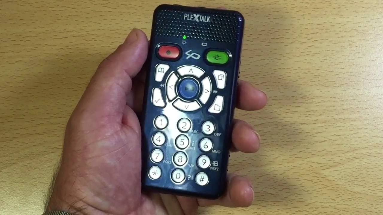PLEXTALK Pocket PTP1 - available from Sight and Sound Technology