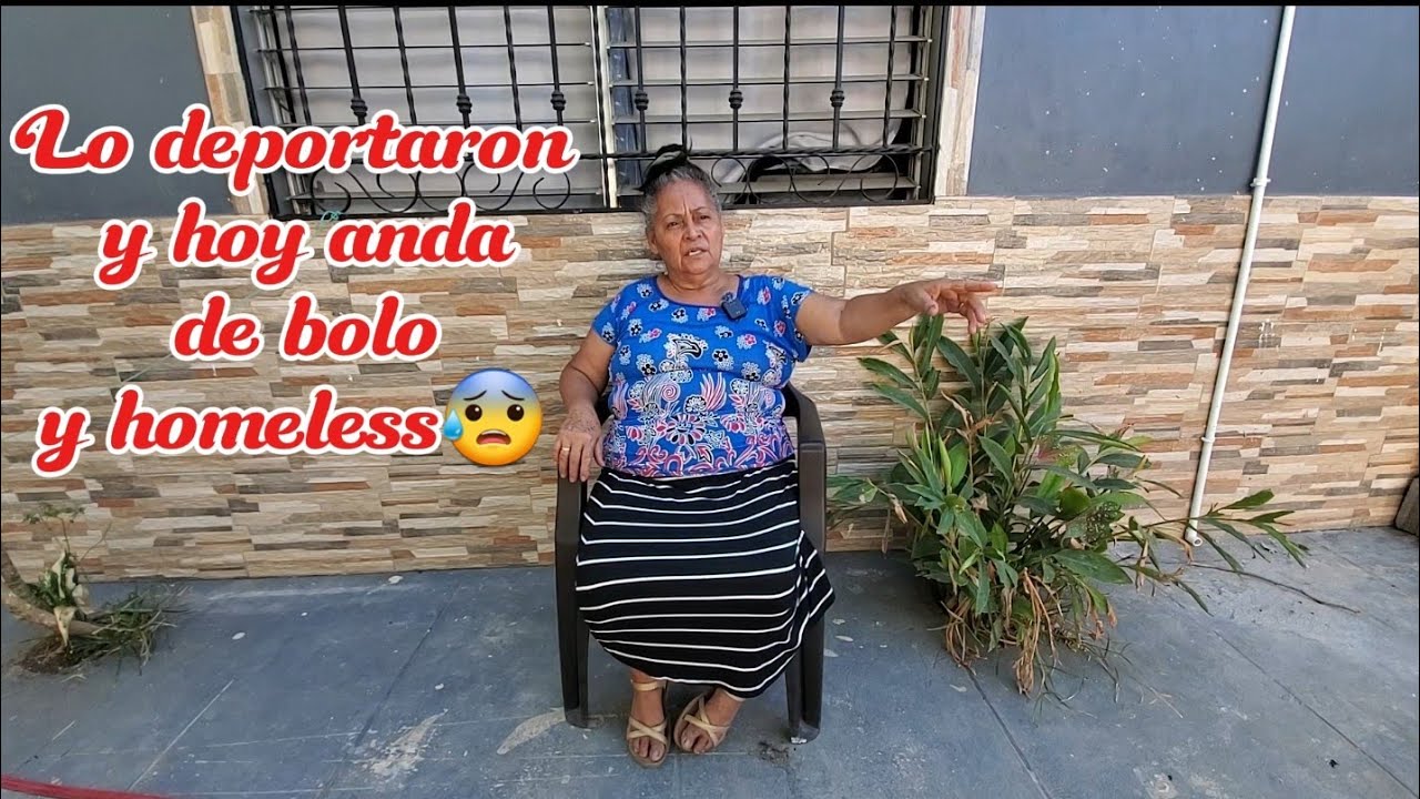 Lo DEPORTARON y no tiene NADA😰 anda de bolo y hasta homeless🇸🇻