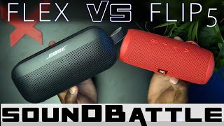 Bose Soundlink FLEX vs JBL Flip 5 | Review & Sound Battle | Binaural Sound Sample