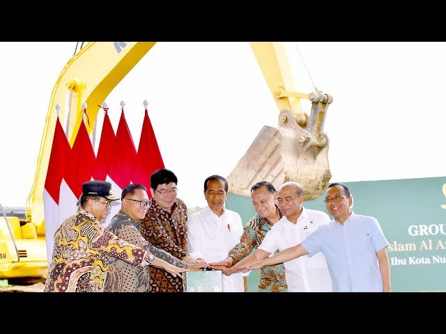 Groundbreaking Sekolah Islam Al Azhar Summarecon Nusantara, IKN, 4 Juni 2024 class=