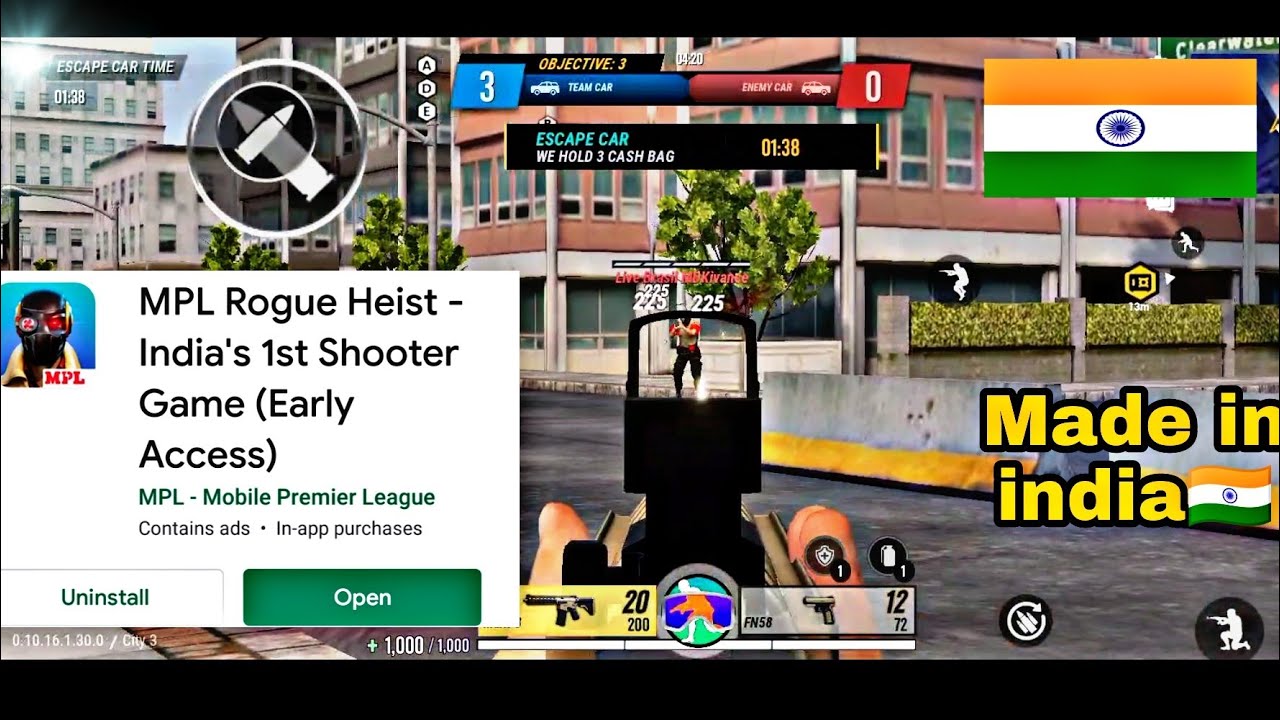 ROGUE HEIST। 🇮🇳 indian Multiplayer Game🔥 for Mobile।Full Gameplay