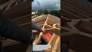 Roof Nailing Hack #constructionhack #productivity #woodworking #diy