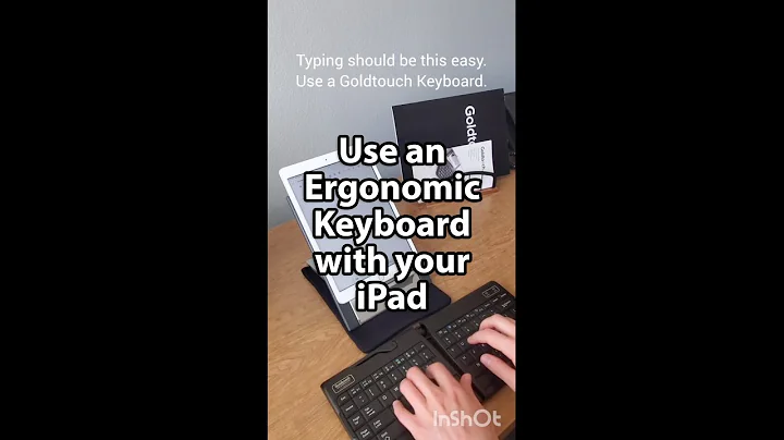 iPad Pairs Well With Goldtouch Go!2 Bluetooth Wireless Keyboard